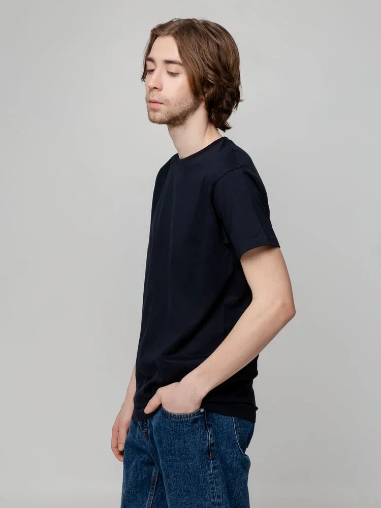 Футболка унисекс T-Bolka 160, темно-синяя - фото 12