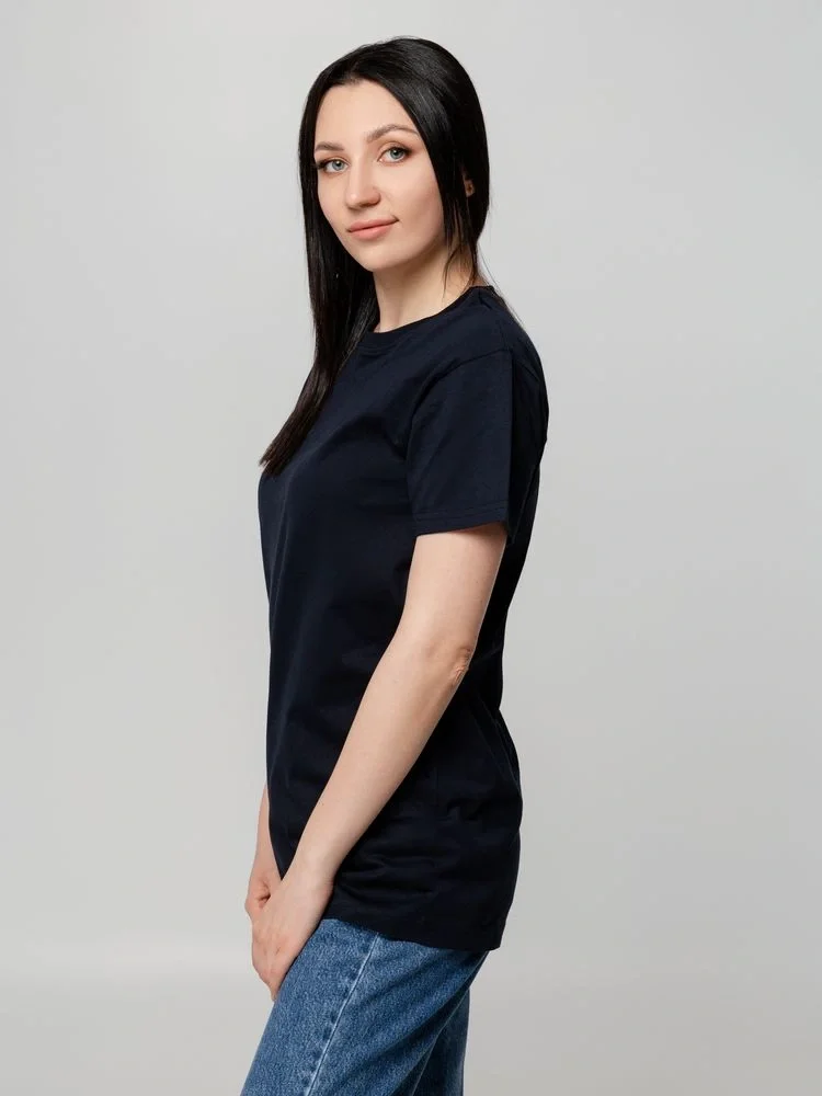 Футболка унисекс T-Bolka 160, темно-синяя - фото 15