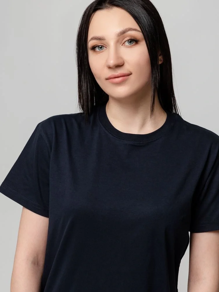 Футболка унисекс T-Bolka 160, темно-синяя - фото 16