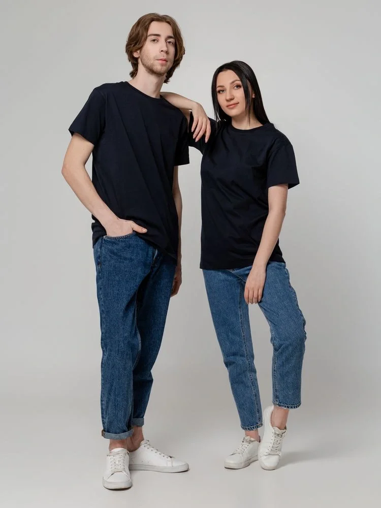 Футболка унисекс T-Bolka 160, темно-синяя - фото 17