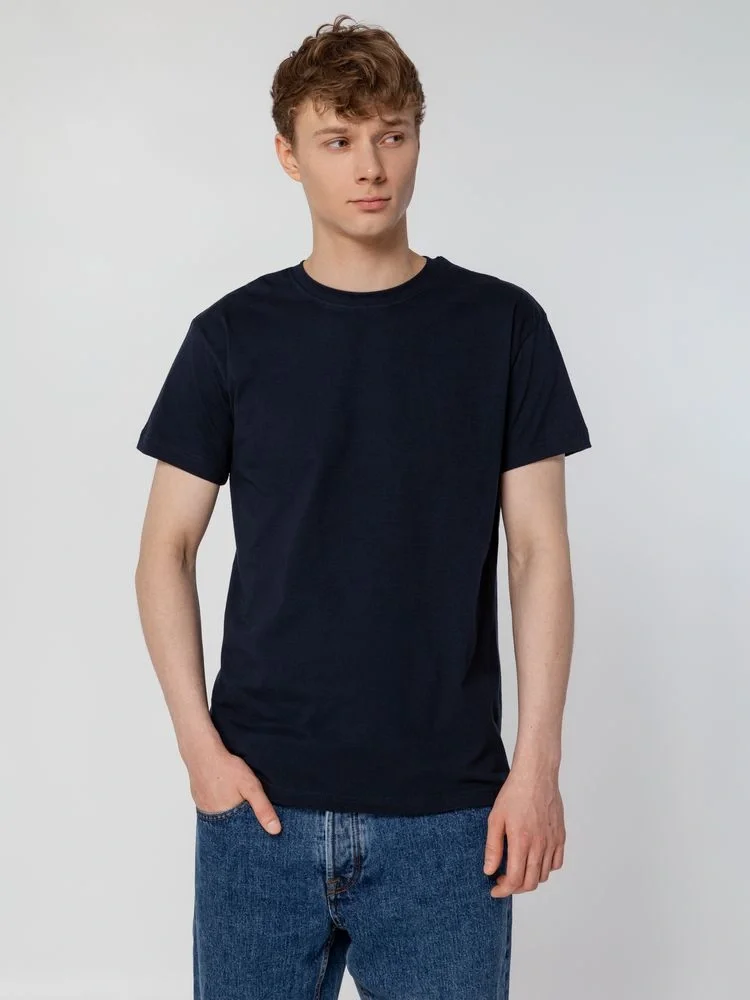 Футболка унисекс T-Bolka 160, темно-синяя - фото 18