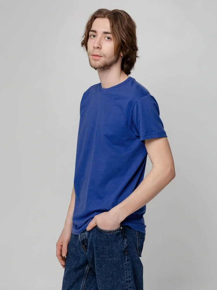 Футболка унисекс T-Bolka 160, ярко-синяя - фото 11