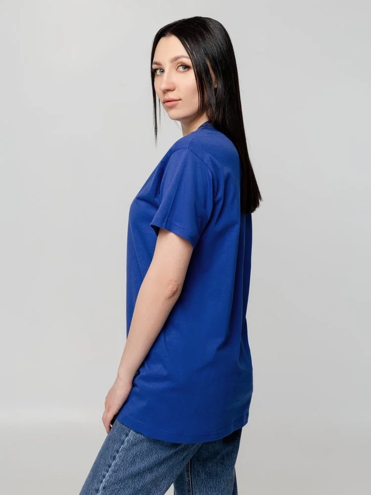 Футболка унисекс T-Bolka 160, ярко-синяя - фото 14