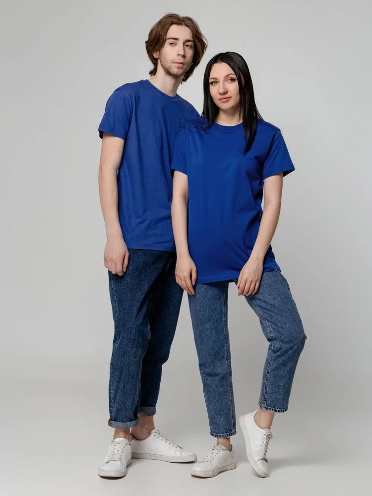 Футболка унисекс T-Bolka 160, ярко-синяя - фото 17