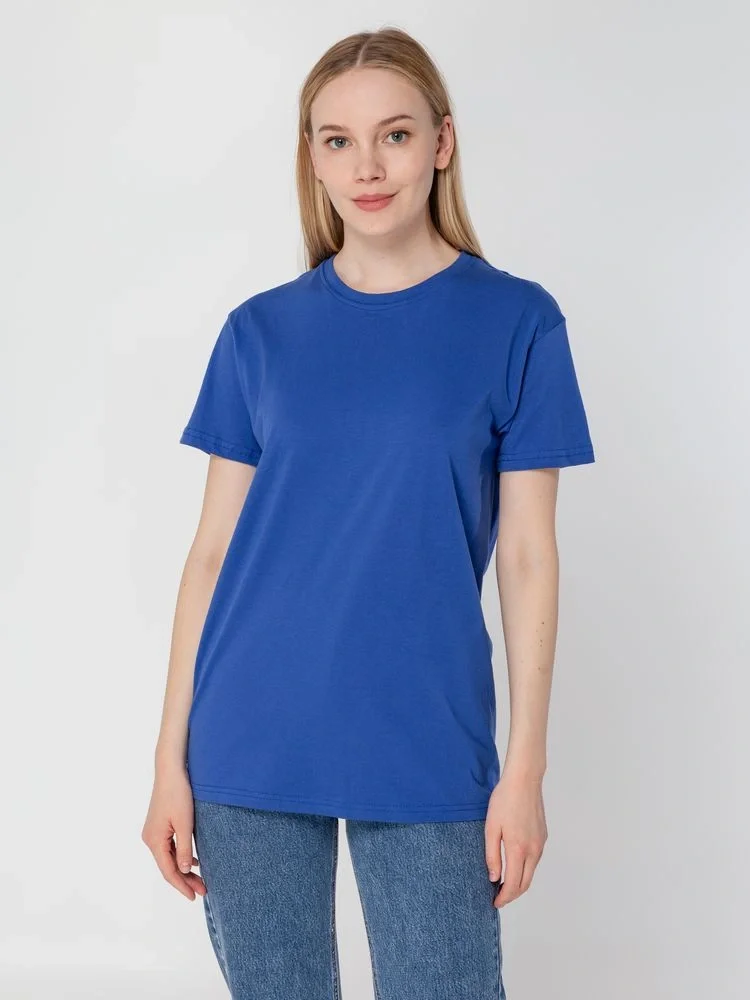 Футболка унисекс T-Bolka 160, ярко-синяя - фото 21