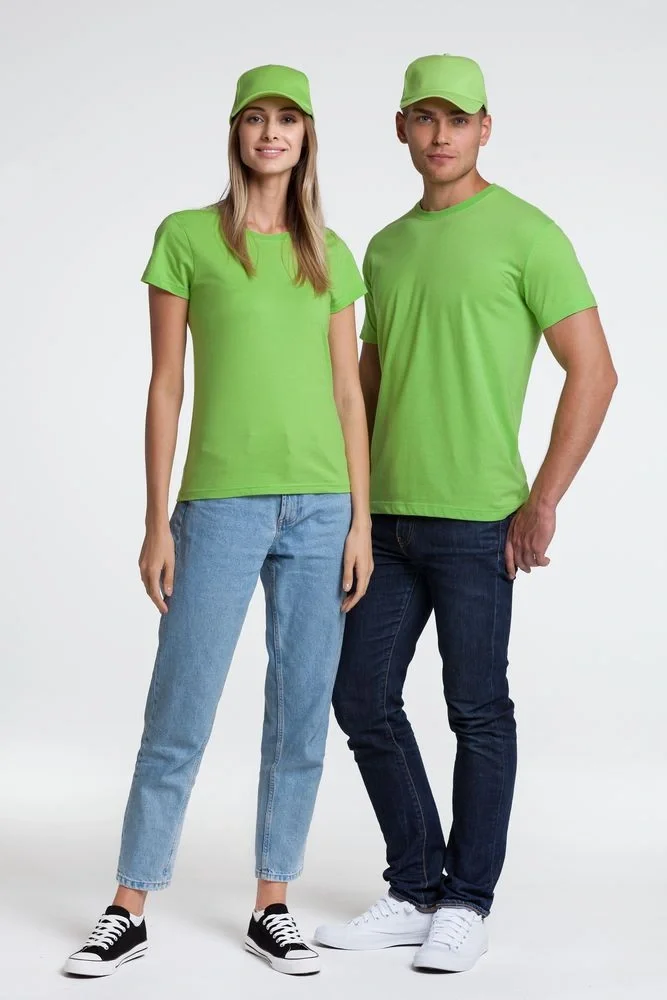 Футболка унисекс T-Bolka 160, зеленое яблоко - фото 5