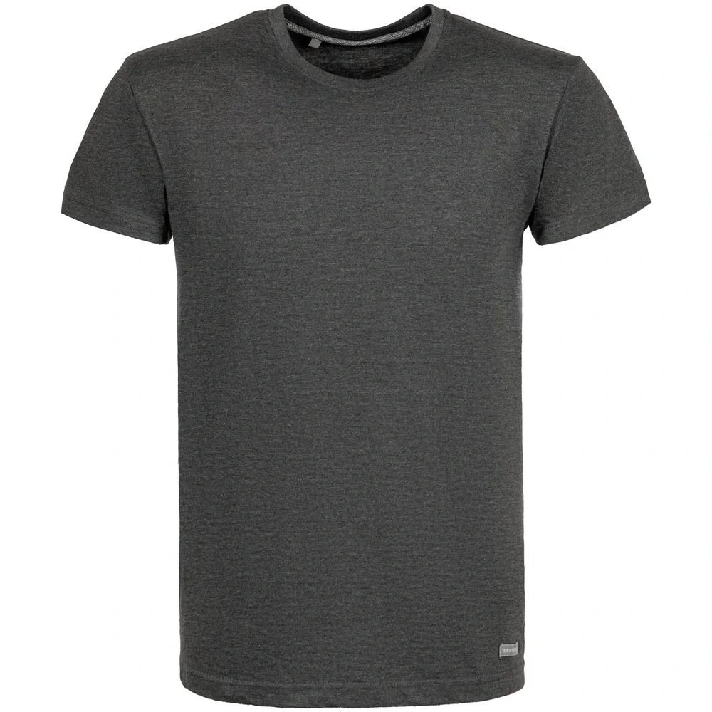 Футболка унисекс Firm Wear, черный меланж - фото 1