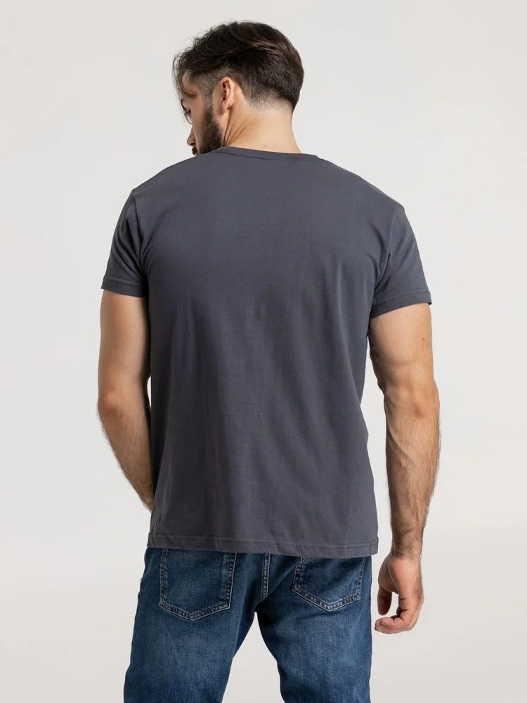 Футболка унисекс Firm Wear, темно-серая - фото 8