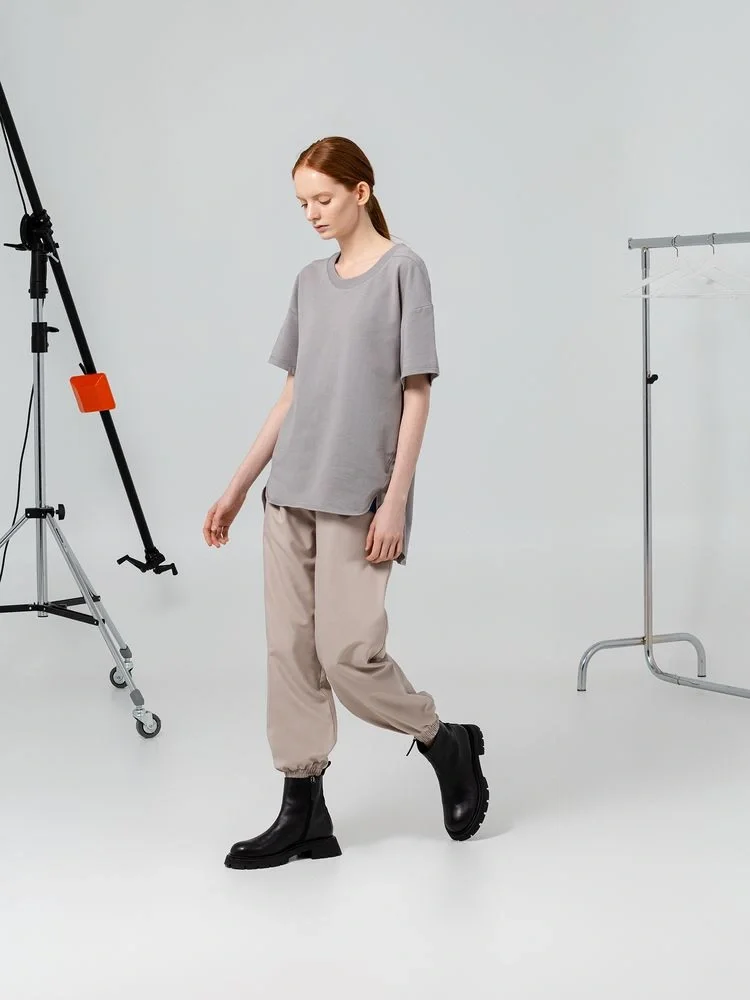 Футболка унисекс Kosmos 1.0, серая - фото 2