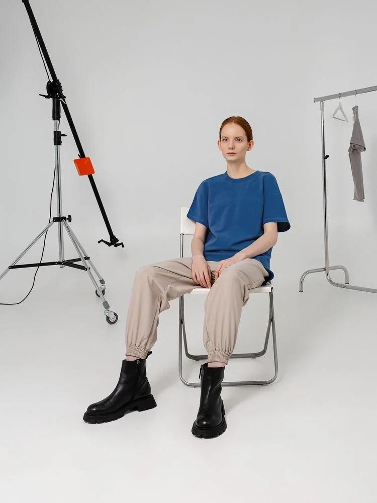 Футболка унисекс Kosmos 1.0, синяя - фото 2