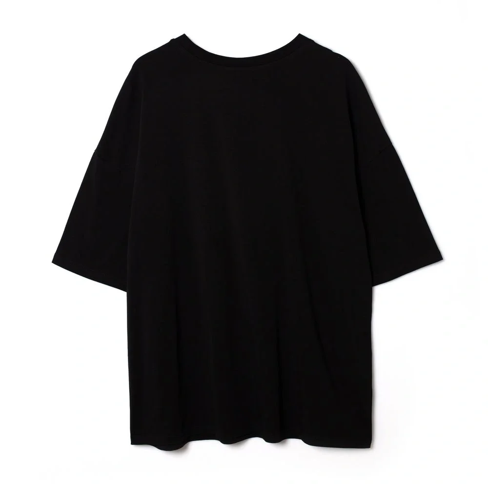 Футболка унисекс оверсайз Crosstown, черная - фото 2