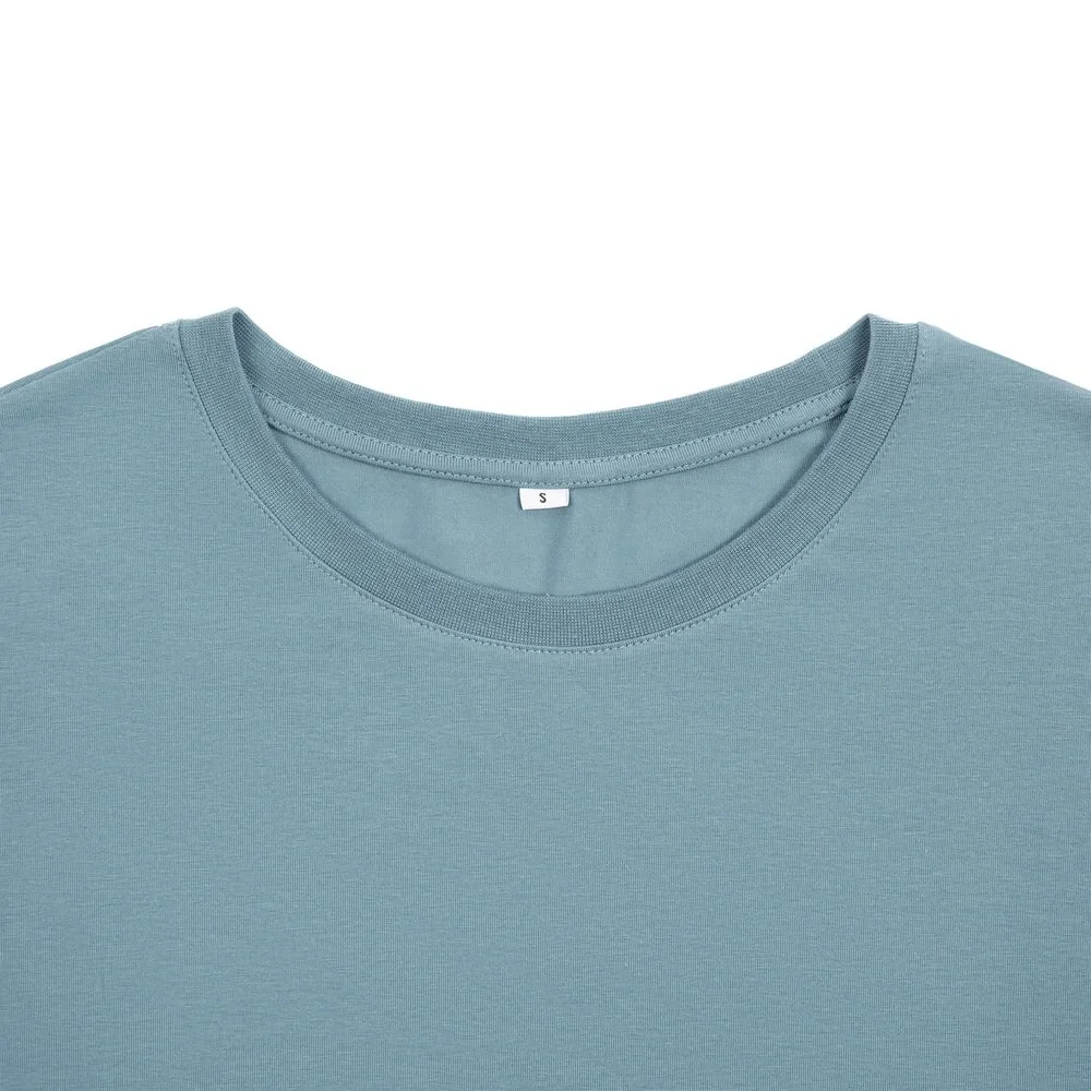 Футболка унисекс оверсайз Crosstown, серо-зеленая - фото 3