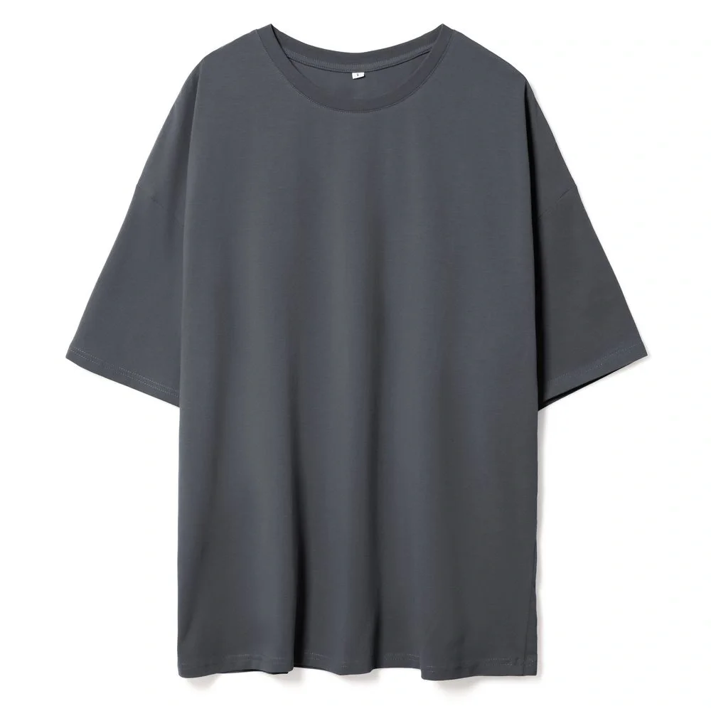 Футболка унисекс оверсайз Crosstown, темно-серая - фото 1