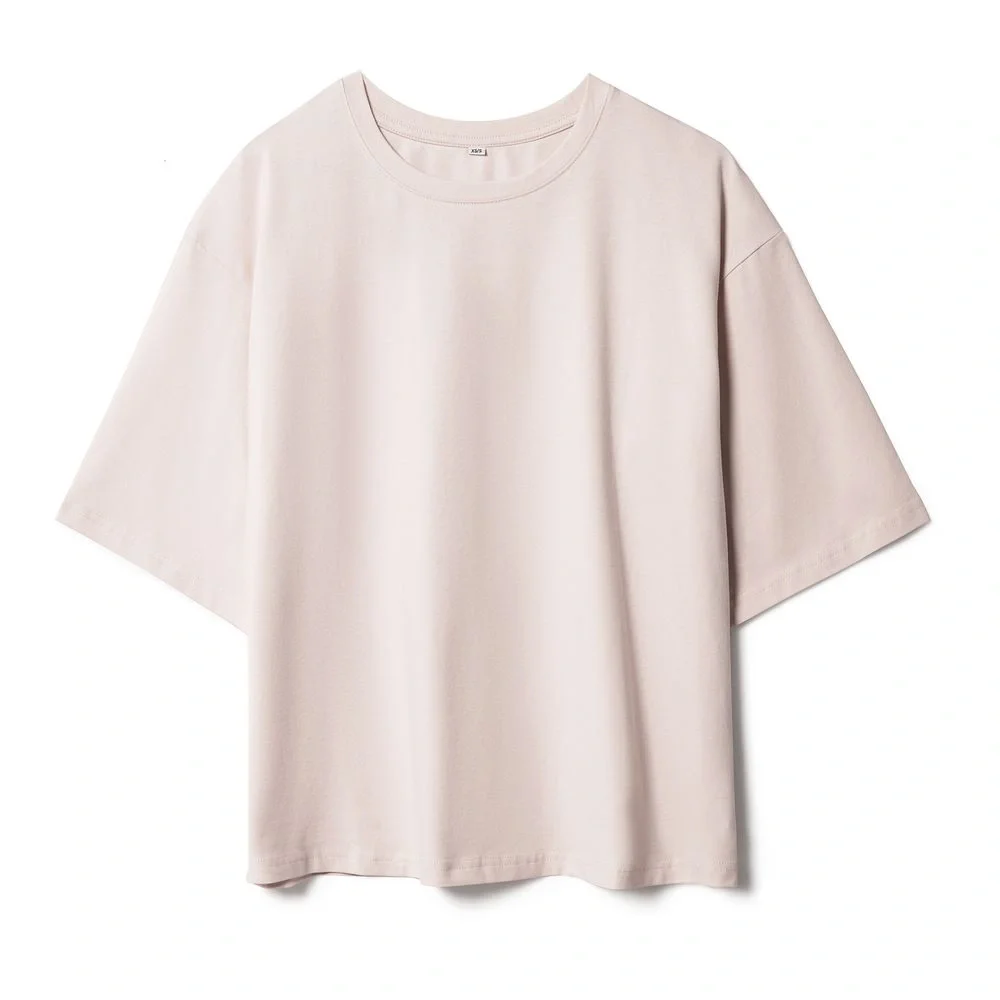 Футболка унисекс оверсайз Street Vibes, бежевая - фото 1