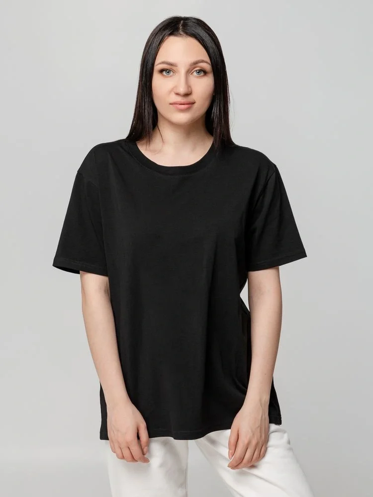 Футболка унисекс оверсайз Street Vibes, черная - фото 4