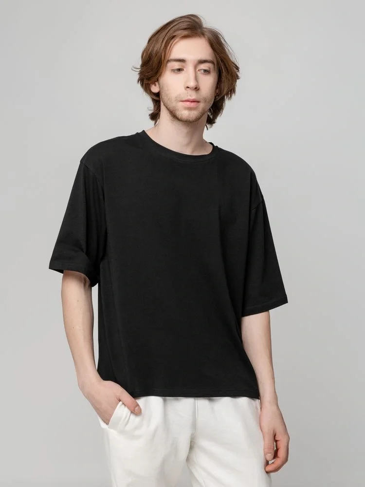 Футболка унисекс оверсайз Street Vibes, черная - фото 6