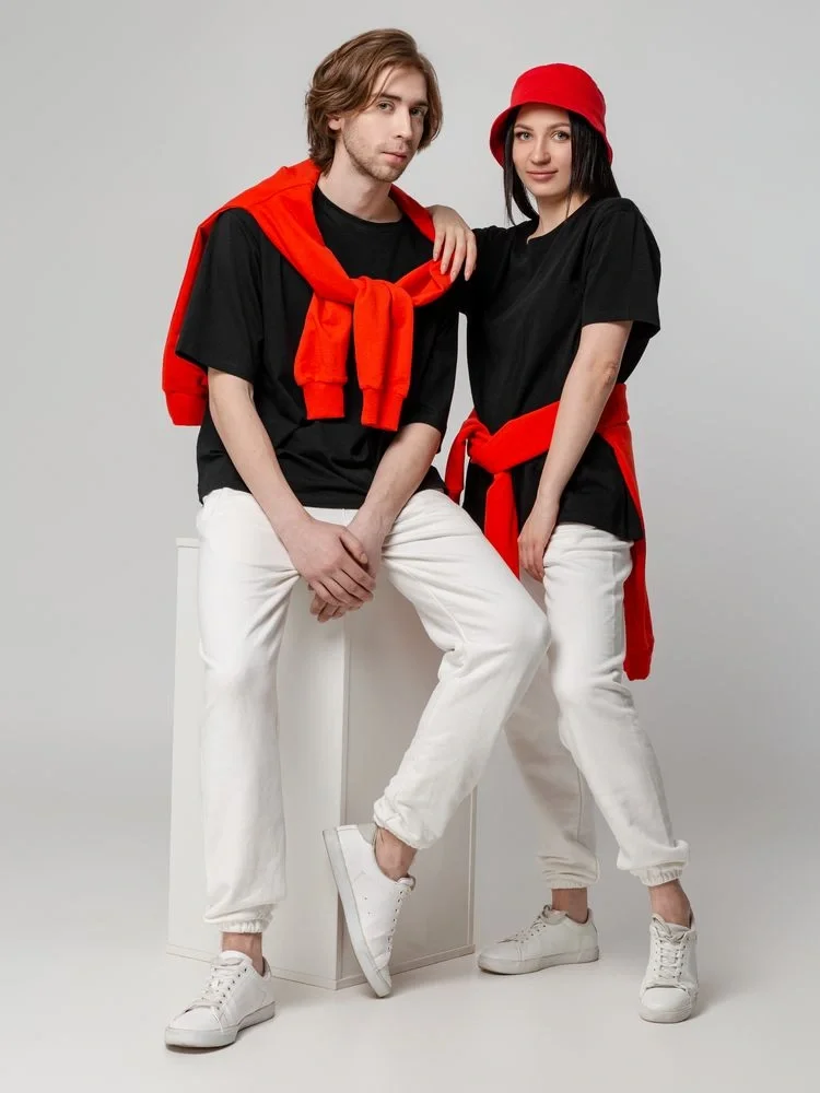 Футболка унисекс оверсайз Street Vibes, черная - фото 9