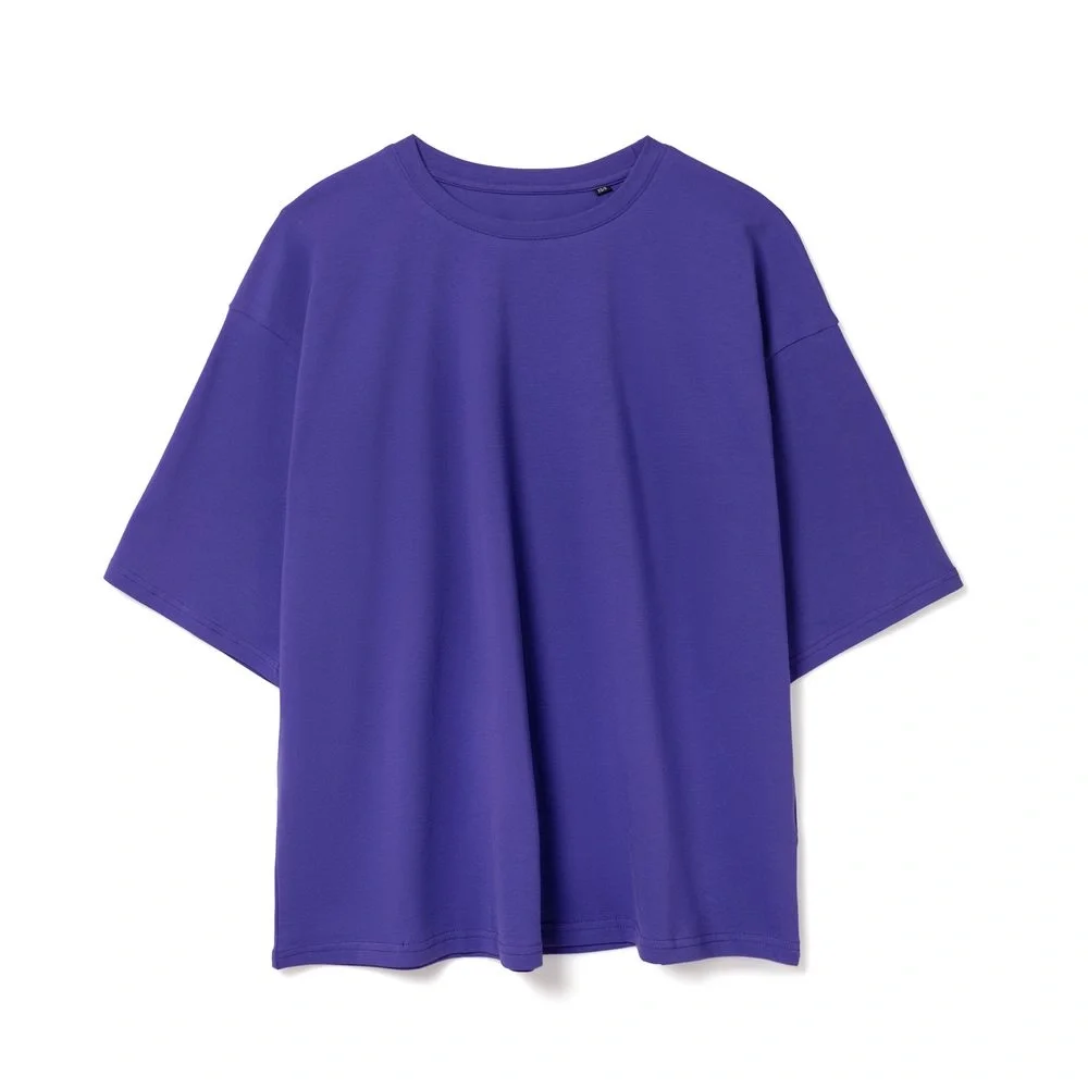 Футболка унисекс оверсайз Street Vibes, фиолетовая - фото 1