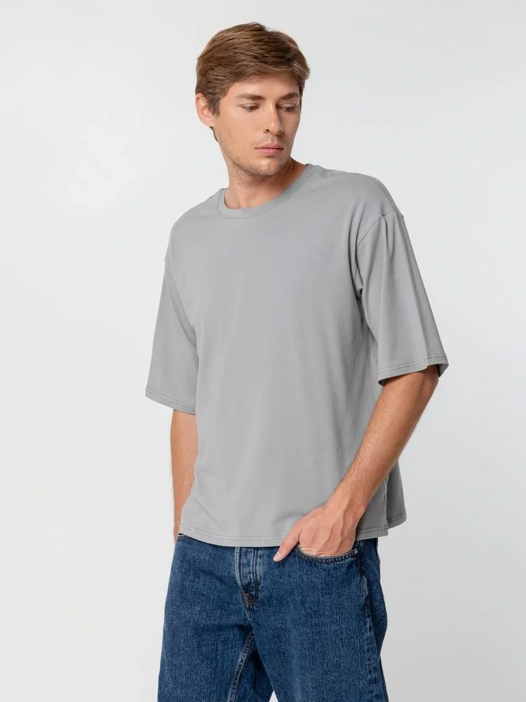 Футболка унисекс оверсайз Street Vibes, серая - фото 5