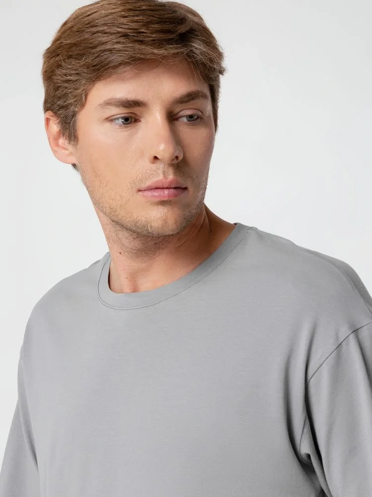 Футболка унисекс оверсайз Street Vibes, серая - фото 7