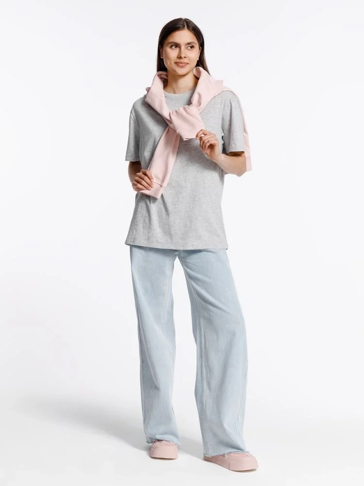 Футболка унисекс Streetwise, серый меланж - фото 13