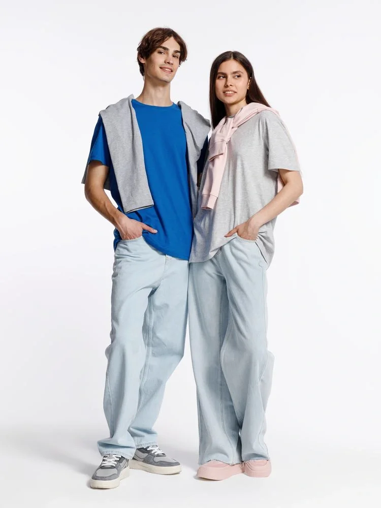 Футболка унисекс Streetwise, серый меланж - фото 14