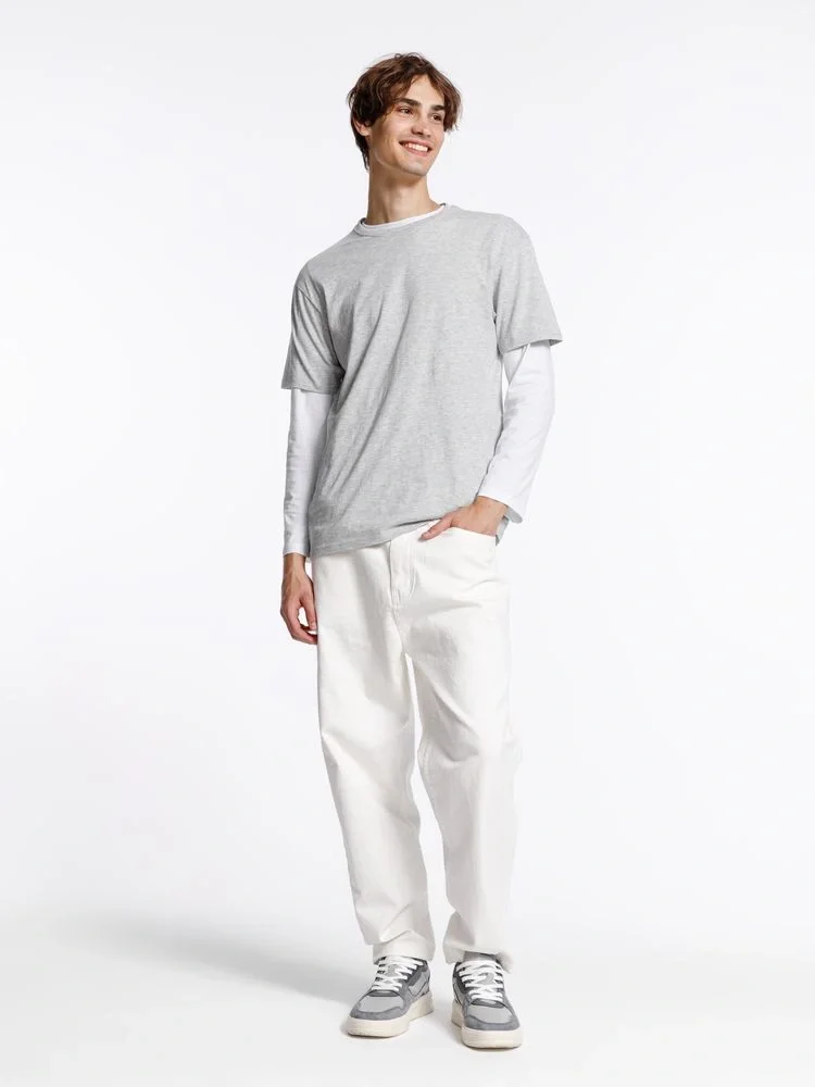 Футболка унисекс Streetwise, серый меланж - фото 8