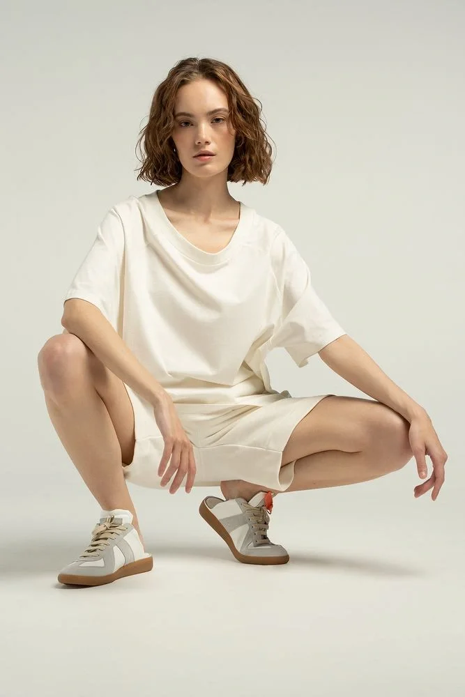 Футболка унисекс оверсайз T2, молочно-белая - фото 1