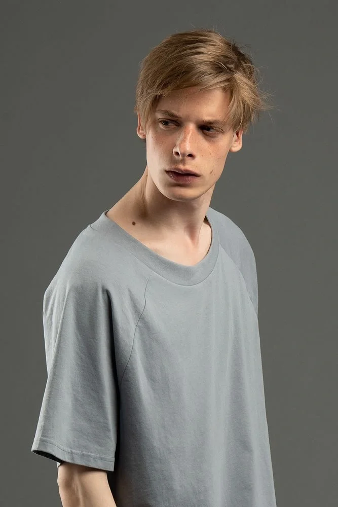 Футболка унисекс оверсайз T2, серая - фото 1