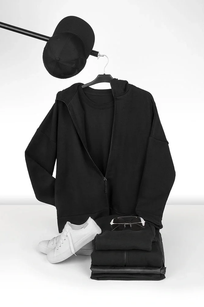 Футболка унисекс оверсайз T3, черная - фото 10