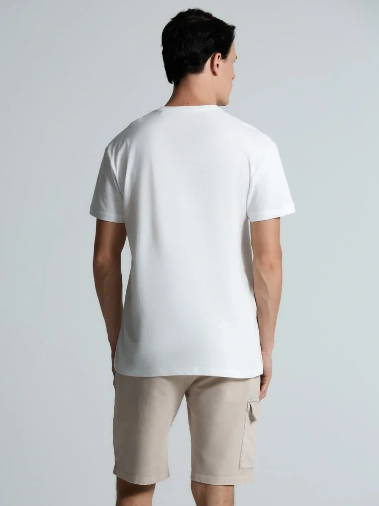 Футболка унисекс T-Bolka 140, белая (белоснежная) - фото 12