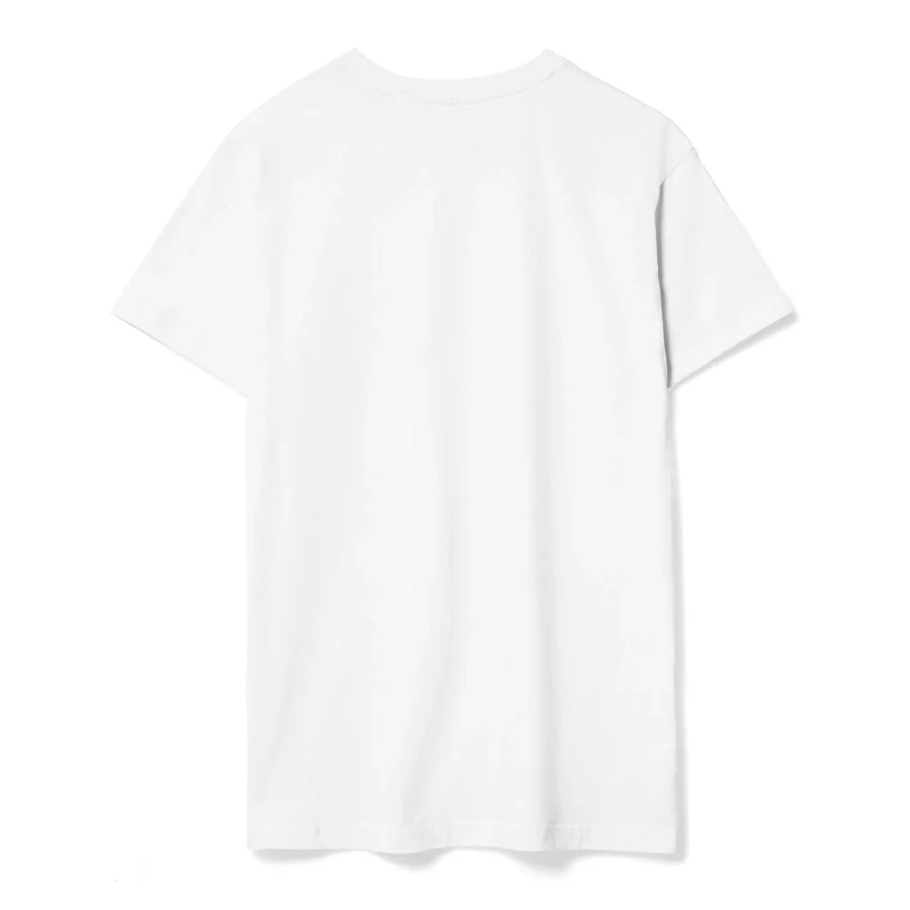 Футболка унисекс T-Bolka 160, белая (белоснежная) - фото 2