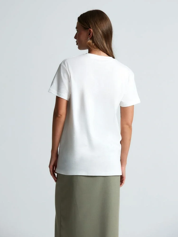 Футболка унисекс T-Bolka 160, белая (белоснежная) - фото 7