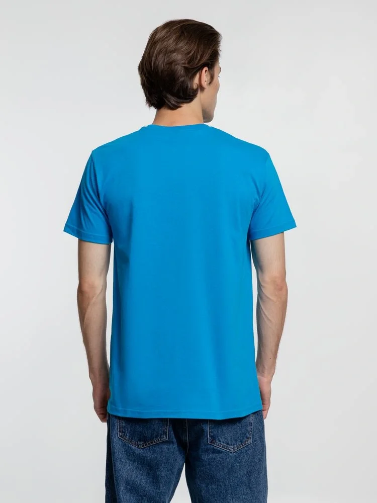 Футболка унисекс T-Bolka 160, бирюзовая - фото 5