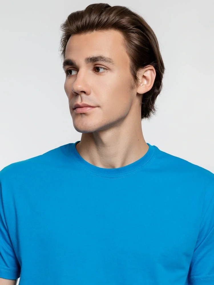 Футболка унисекс T-Bolka 160, бирюзовая - фото 6