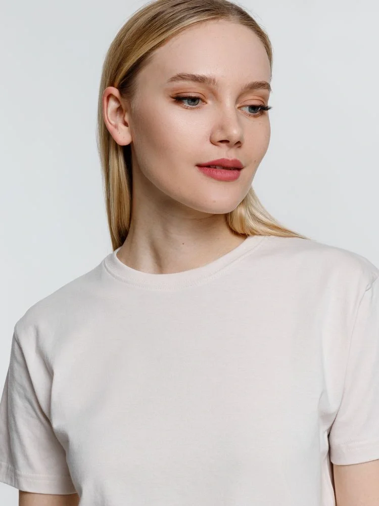 Футболка унисекс T-Bolka 160, молочно-белая - фото 10