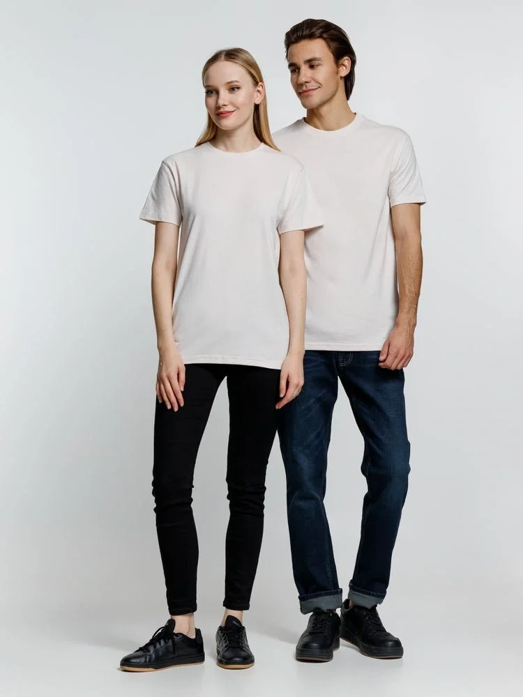 Футболка унисекс T-Bolka 160, молочно-белая - фото 11