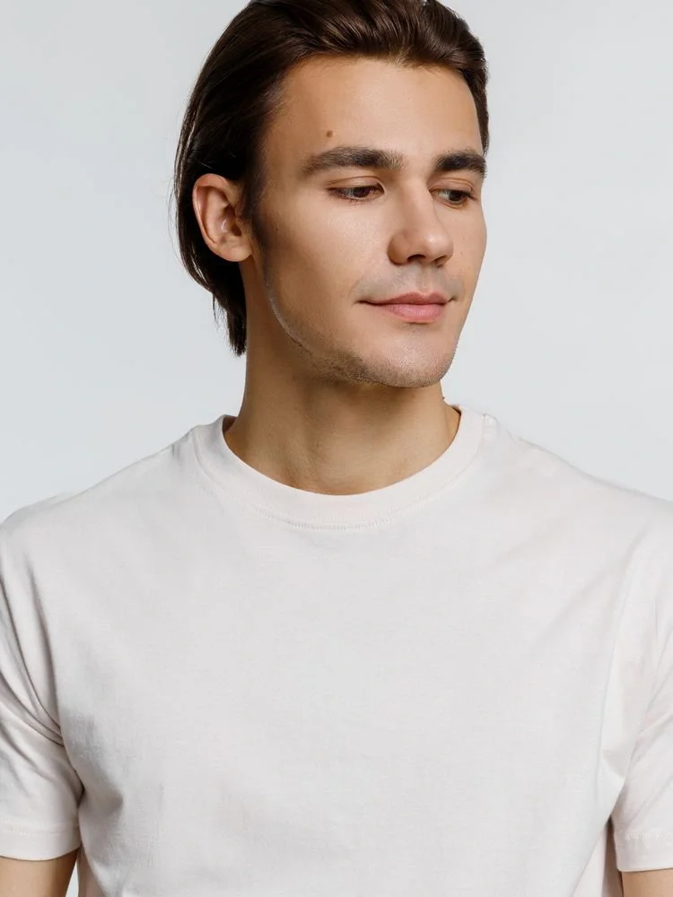 Футболка унисекс T-Bolka 160, молочно-белая - фото 6