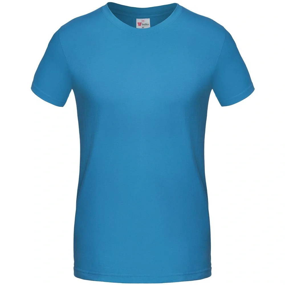 Футболка унисекс T-Bolka 180, бирюзовая - фото 1