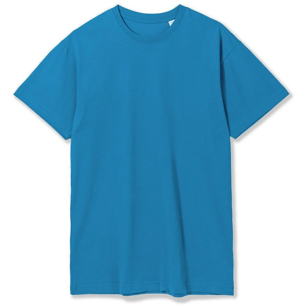 Футболка унисекс T-Bolka 180, бирюзовая - фото 6