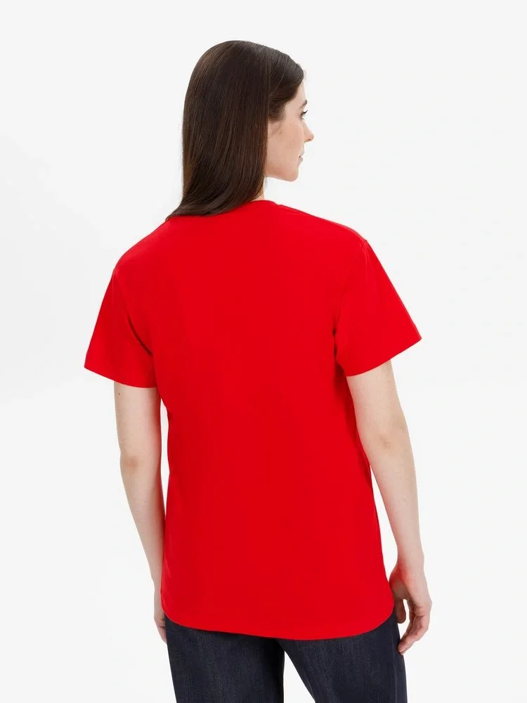 Футболка унисекс T-Bolka 180, красная - фото 12