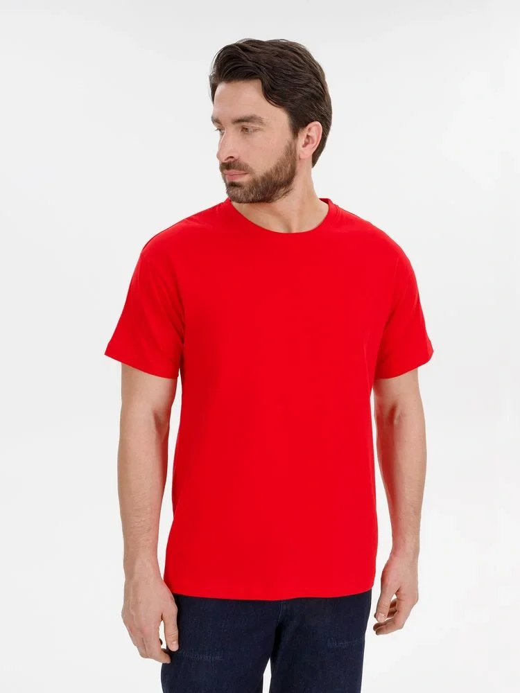 Футболка унисекс T-Bolka 180, красная - фото 13