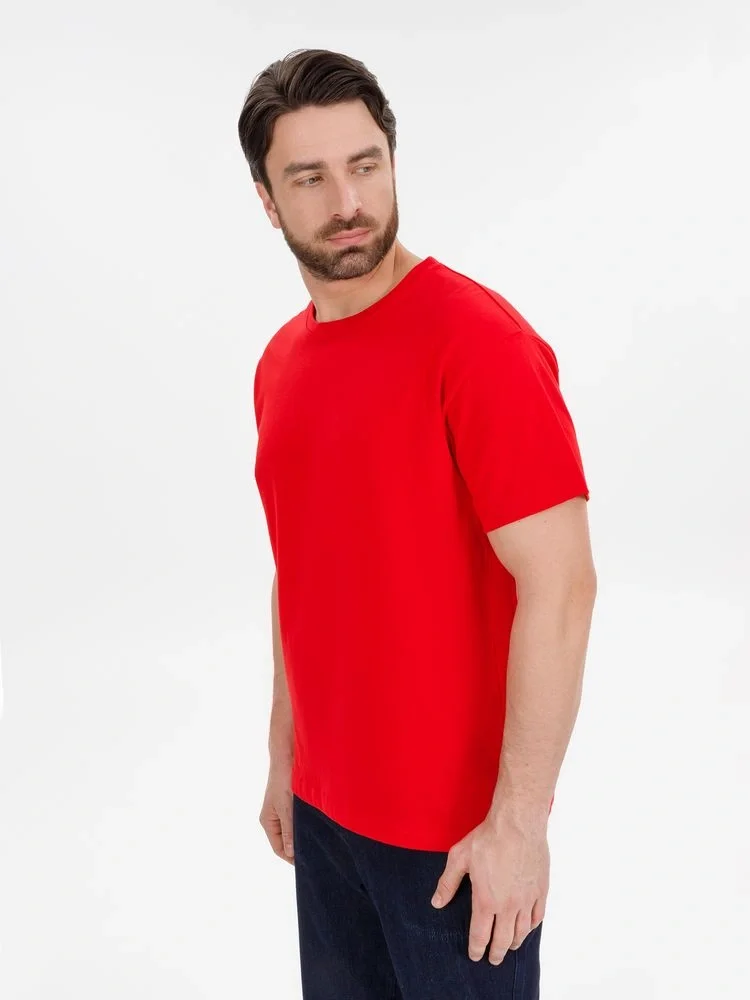 Футболка унисекс T-Bolka 180, красная - фото 14