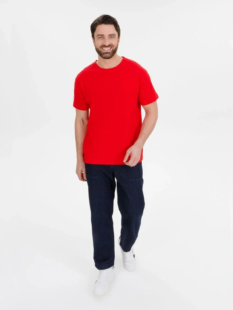 Футболка унисекс T-Bolka 180, красная - фото 16