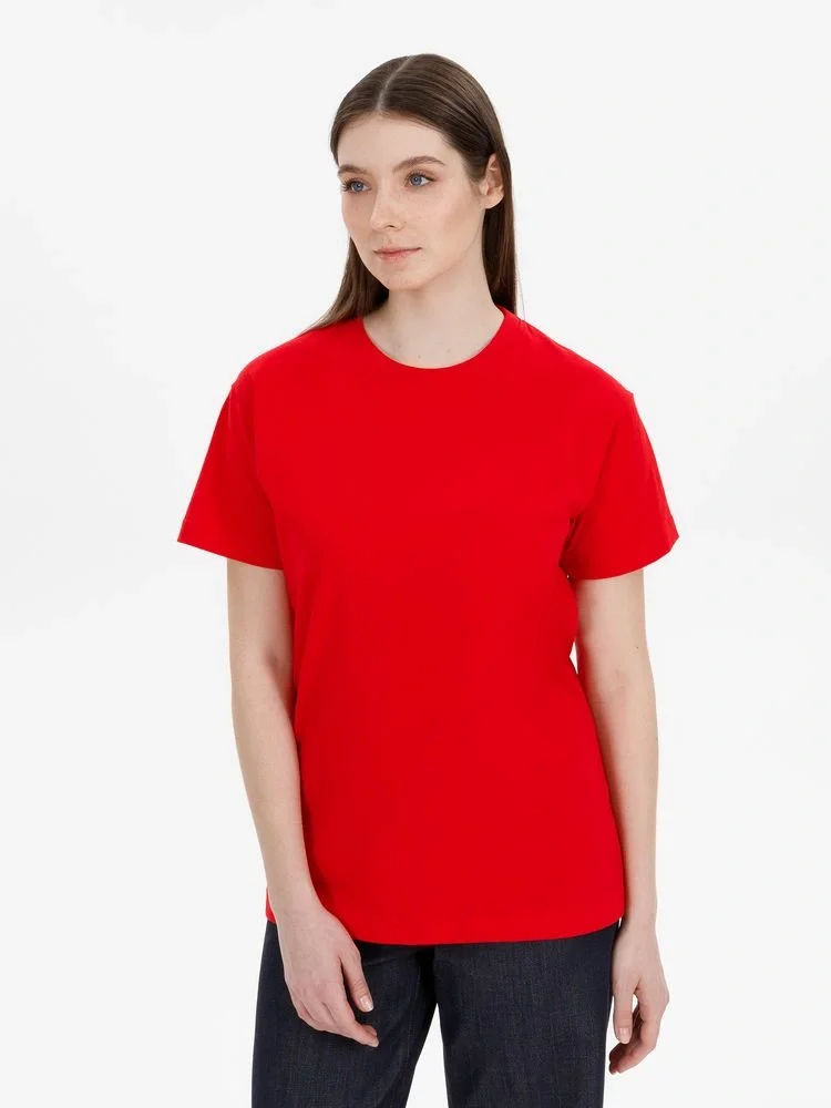 Футболка унисекс T-Bolka 180, красная - фото 17