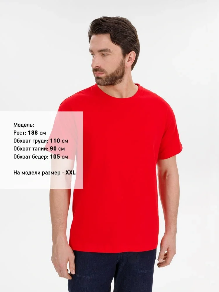 Футболка унисекс T-Bolka 180, красная - фото 20