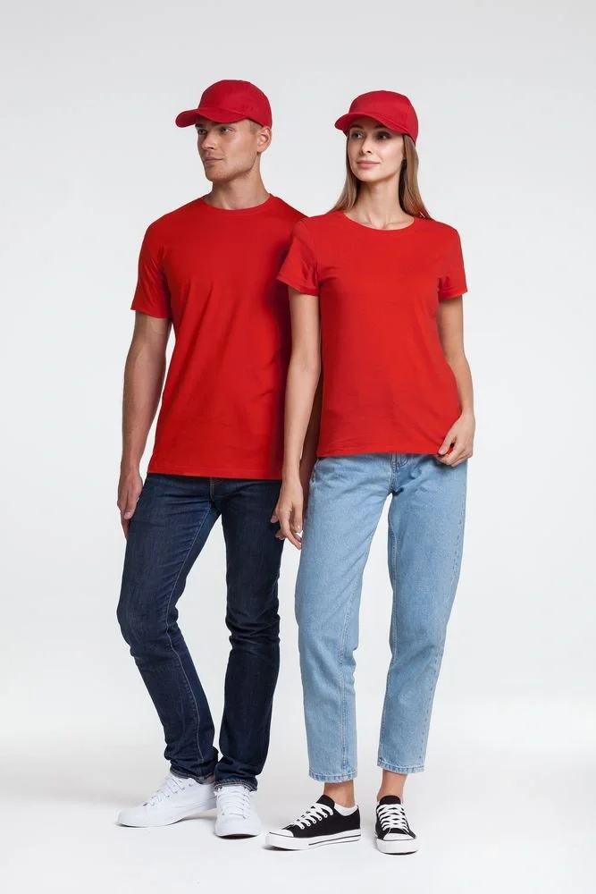 Футболка унисекс T-Bolka 180, красная - фото 6