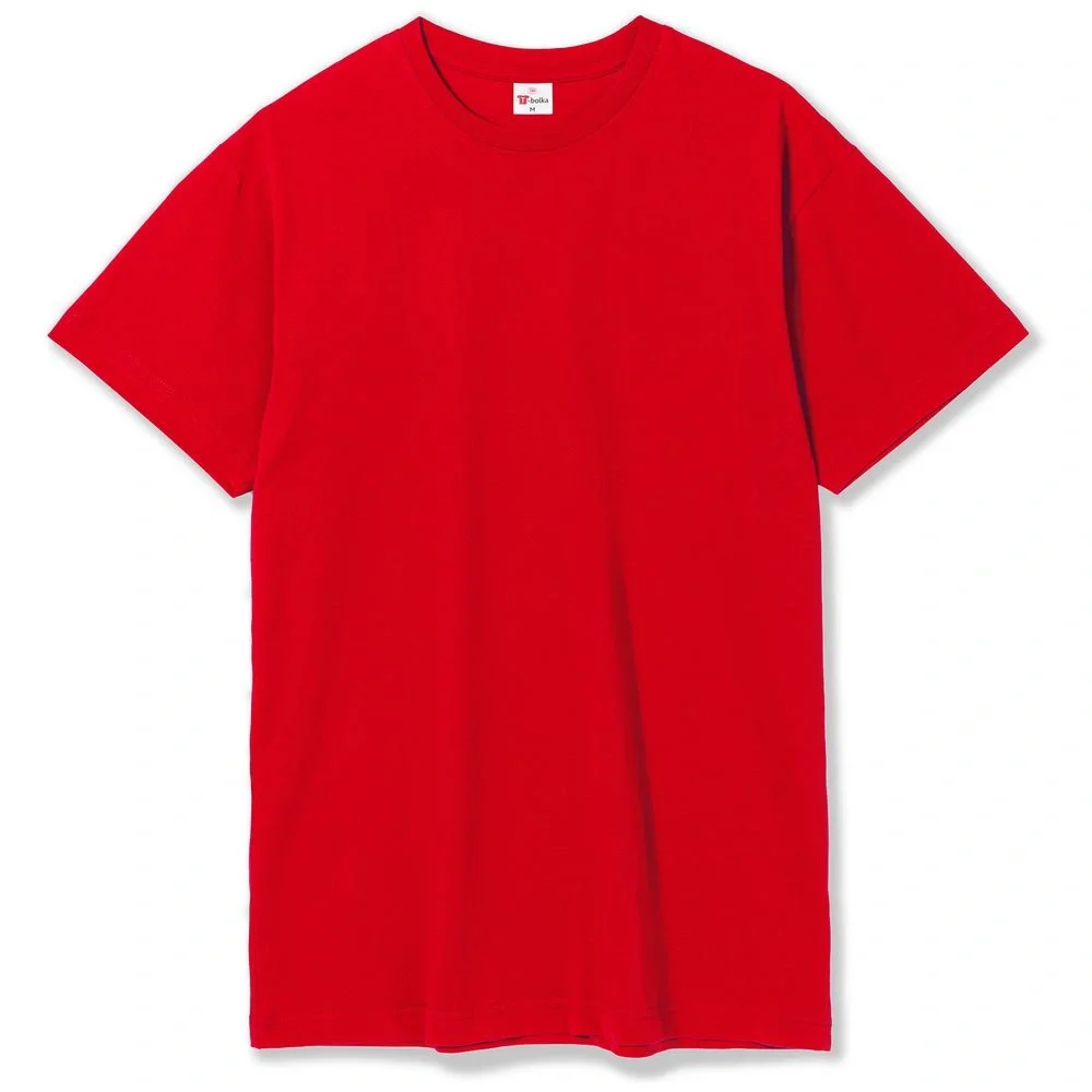 Футболка унисекс T-Bolka 180, красная - фото 8