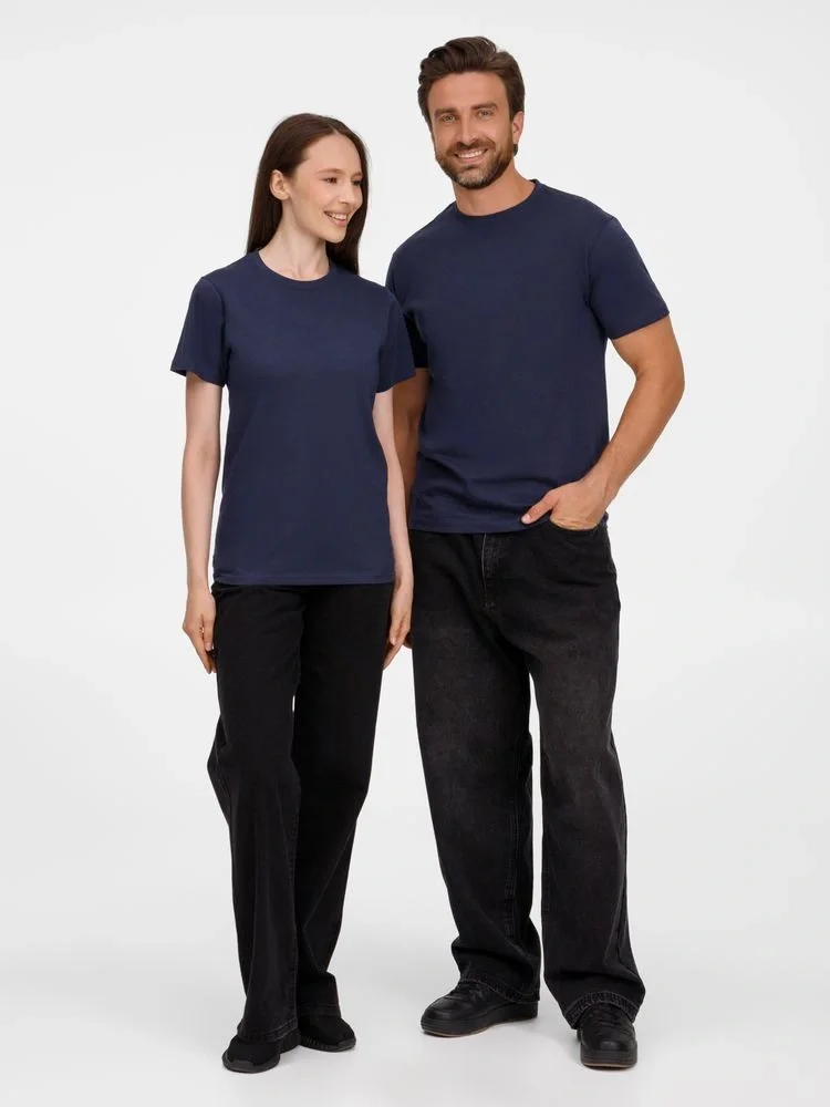 Футболка унисекс T-Bolka 180, темно-синяя - фото 18