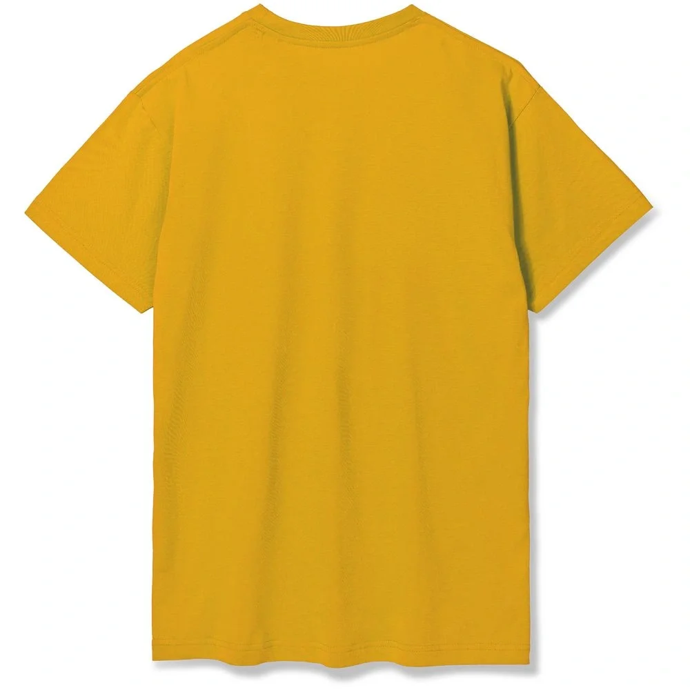 Футболка унисекс T-Bolka 180, желтая - фото 8